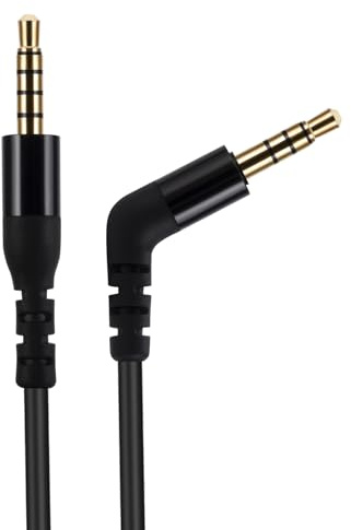 Alphatec Arctis Nova Pro Ersatzkabel, Kompatibel mit kabelgebundenen SteelSeries Arctis Nova Pro Gaming-Headsets, 3,5-mm-Gaming-Headsets, Audioleitung, 1.5 Meter, Schwarz