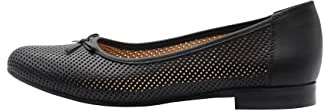 Festland, Ballerine in Pelle Donna, Nero, 36 EU