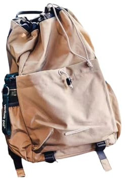 Hixingo 20-35L Tennisrucksack für Damen und Herren, Tennisschläger Rucksack Schlägertasche Große Kapazität Sportrucksack Tasche für Tennisschläger, Badmintonschläger (47x31x14cm,Khaki)