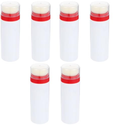 SAFIGLE 6 Puderquaste lose Vorratsflasche für Reisezubehör Körperpuderhalter Aufbewahrungsflasche für Babypuder Reisegröße Trockener Hauch Kind