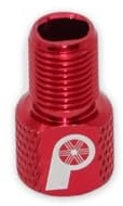 Prestacycle Prestadapter TUBELESS – Schrader to Presta Valve Adapter & Presta Core Remover – Threads to Outer Presta Threads – Works with Valve Core Removed – Lightweight Alloy – 1.3g
