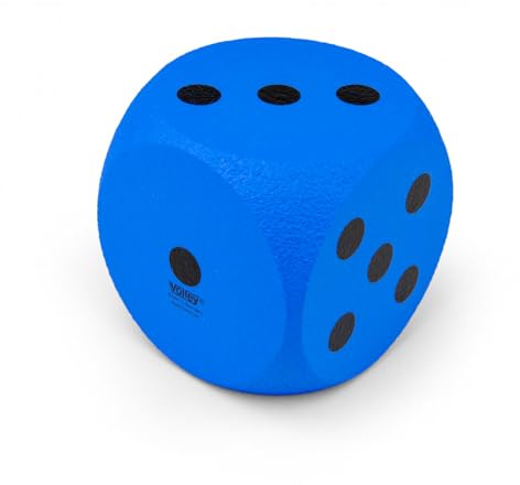 Volley Schaumstoffwürfel Gross | Hexaeder | 16 cm | Blau | Made in Germany