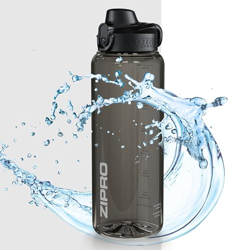 ZIPRO Tritan Trinkflasche BPA-frei auslaufsicher 1,5 L für Sporttraining | Wasserflasche für Training und Alltag, wiederverwendbar, für Erwachsene, für unterwegs, tägliche Flüssigkeitsaufnahme