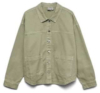 VERO MODA Damskjorta jacka VMJAMIE jeansjacka, Laurelkrans, M
