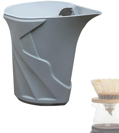 Xistuoz Kleine Perkolator Kaffeekanne - Perkolator Kaffeekanne Kaffeebereiter Handgebrühte Tasse | Ergonomische Teekanne Kaffeezubereitung, griffloser Wassertopf für Reisen und Zuhause
