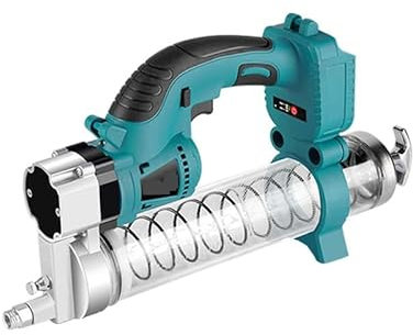 Yofidra Pistolet à graisse électrique sans fil 500 W 8000 PSI avec 2 batteries de 3,0 Ah et chargeur, pompe à graisse avec batterie 600 CC, 6 oz / min, lubrifiant pour camion, agriculture, industrie