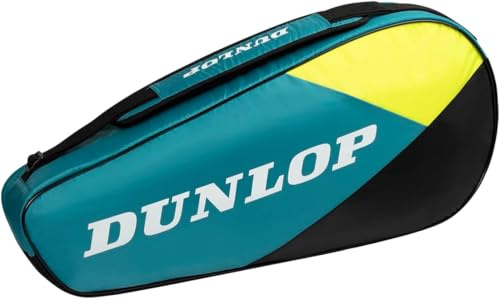 DUNLOP SX-Club 3 racketväska, grönblå, svart, gul