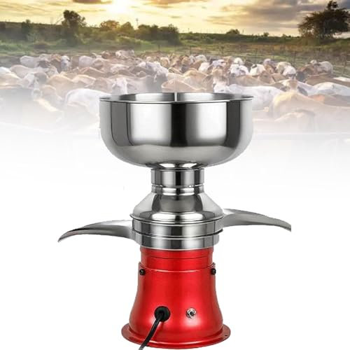 MTTXY Electric Milk Centrifuge, 50L/90L 304 Stainless Steel Milk Separator, Goat Milk Separator, Cow Milk Separator, Milk Skimmer for Ranch, Farm,50L