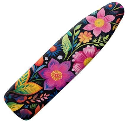 Copriasse Da Stiro 120X40 Verde Viola Copriasse Da Stiro Universale, Con Riflettore Termico, Imbottitura Spessa In Foam E Con Elastico,Resistente Al Calore Fino A 212℃