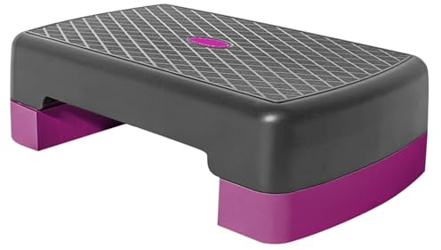 SVCEQZE Fitness Stepper Bank, 45x28x13cm Aerobic Stepper, PP Steppers Aerobic-fitness-steppbrett, Höhenverstellung Steppers, Aerobic Trainer Nicht Rutschfest Für Indoor-Heimtraining, Cardio & Aerobics
