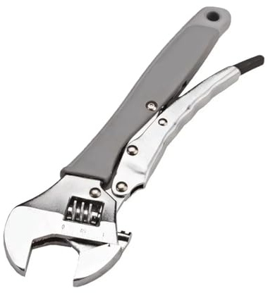 Generico Chiave Regolabile Da 30-33 Mm, Inglese In Acciaio Al Carbonio, Utensili Manuali For Riparazioni Meccaniche Officina(8 inch)