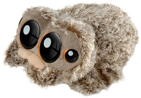 Tocempar Cute Spider Toys 7 Inch, Big-Eyed Jumping luccas Spider Plushie with Short Legs, Soft Friendly Spider Toy, Cartoon-Style Spidey Stuffed Animal Look