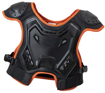 Derwrtup Equipamiento de motocicleta para niños, protección contra caídas, protección de pecho | protección de pecho para niñas para motociclismo, para barandillas, patinaje, motocross, motociclismo