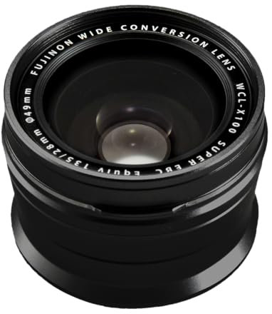 Fujifilm WCL-X100B II Lente di Conversione Grandangolare, Nero