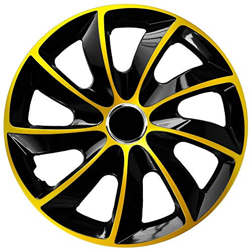 Radzierblende STIG EXTRA schwarz/Gold 17 Zoll 4er Set