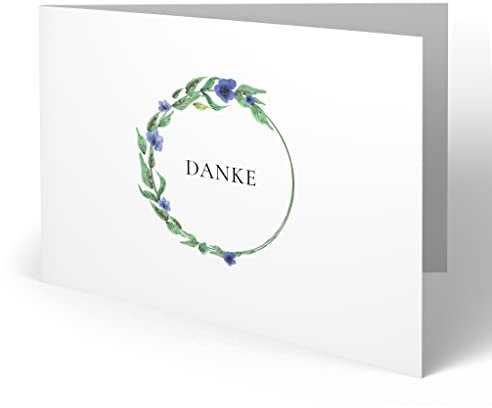 (30 x) Konfirmation Dankeskarte Konfirmationskarten Danksagung Karten - Blätter