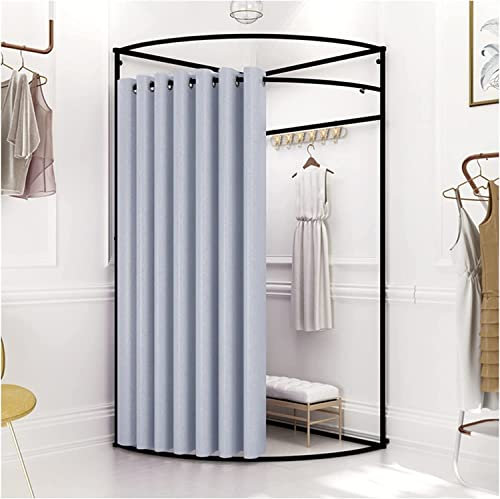 LIOONS Tragbarer Umkleidekabine Bewegliche Umkleidekabine Bekleidungsgeschäft Umkleidekabine Ecke Wandbehang Umkleidekabine für Einkaufszentren Stabil und langlebig