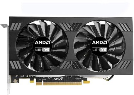 WITHTECH Tarjeta gráfica AMD Radeon RX 580 8G GDDR5 256Bit PCI Express 3.0 × 16 HDMI + DP