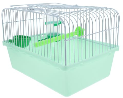 INOOMP Cage À Oiseaux Cage À Perroquets avec Support Cage De Transport pour Petits Animaux Cage À Oiseaux De Voyage pour Perruches Tourtereaux Perroquets Pinsons Canaris Petits Oiseaux