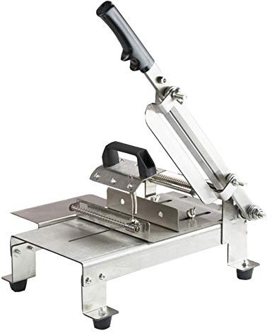 HSSMEUR Meat Slicer for Home Or Commercial Use,Manual Frozen Meat Slicer,Beef Mutton Stainless Steel Hot Pot Meat Cutter