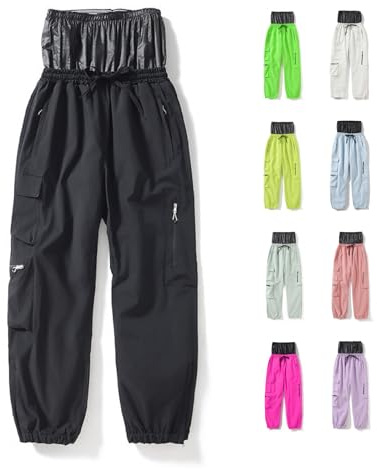 Yunshenla Skihose Damen Herren, Thermo Snowboardhose Winterhose Winddicht Softshell Schneehose Unisex Hiking Schneehose Wasserdicht Atmungsaktiv Outdoorhose Baggy Ski Pants Slim Fit Skihose, S 3XL