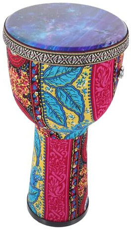 ERINGOGO Djembe Trommel Handtrommel Für Erwachsene Und Kinder Leichtes Schlaginstrument Aus Sicherem Material Portable 8 Zoll Djembe Für Anfänger Vielseitig Einsetzbar