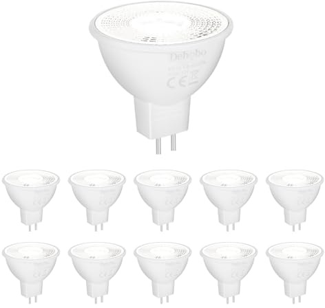 Dehobo MR16 LED Kaltweiß 5W 6000K, 10er Pack