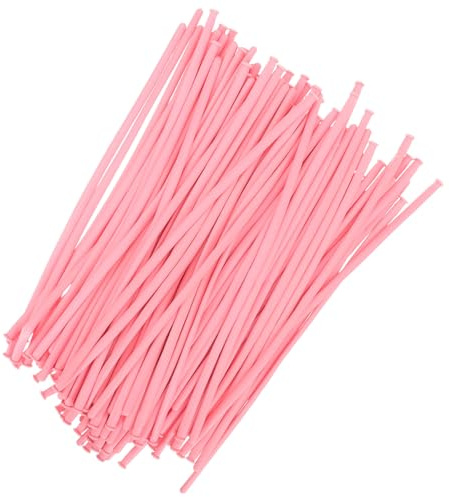 iplusmile Lot De 100 Ballons Longs En Latex Torsadés Pour Fête, Couleur Rose Tendre, Ballon Modélisable 260 Diy, Décoration Anniversaire Saint-valentin Et Mariage