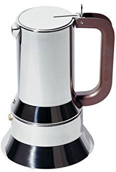 Alessi 9090/3 Caffettiera Espresso in Acciaio Inossidabile 18/10 Lucido, 3 Tazze