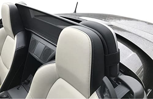 Aperta Filet Coupe-Vent Compatible avec Mazda MX-5 NC Noir Filet Anti-remous 100% sur Mesure OEM Qualité Windschott fabriqué aux Pays-Bas