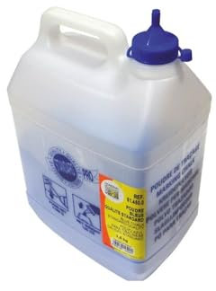 Poudre à tracer bleue – Bidon translucide avec bouchon verseur, compatible cordeaux, idéale maçonnerie, charpente, couverture. Usage intérieur/extérieur, excellente résistance aux intempéries.