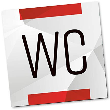 Logbuch-Verlag WC-Schild unisex Toilettenschild rot weiß silber aus Metall Alu 14 x 14 cm quadratisch