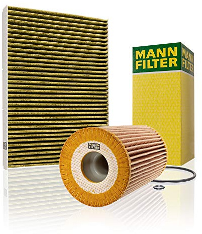 Original MANN-FILTER Set aus 1x Innenraumfilter FP 2862 und 1x Ölfilter HU 726/2 x – Für PKW