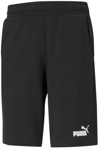 PUMA ESS Jersey Shorts┃Laufshorts für Herren, Schwarz, XL