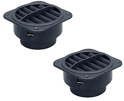 2 Pcs Car Heater Outlet Air Vent Heater Open Outlet Ducting Warm Air Vent Outlet for Air Diesel Parking Heater