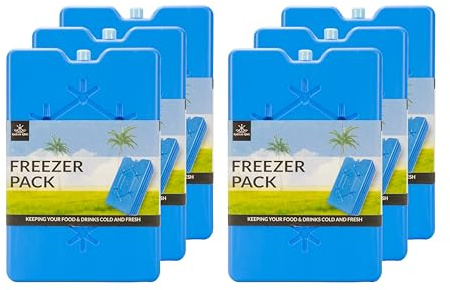 KARAN KING Freezer Blocks – Coolant that Stays Frozen for Longer – Keeps Food and Drinks Cooler for Hours | Reusable Ice Packs for Lunch box, Travel, Picnic