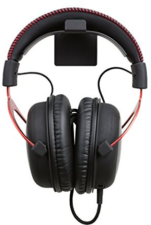 HIDEit Mounts Uni-H Universal Headset Wall Mount - Made in USA, Black Steel Gaming Accessories for Gaming Headsets, Headphones, VR Headsets and More