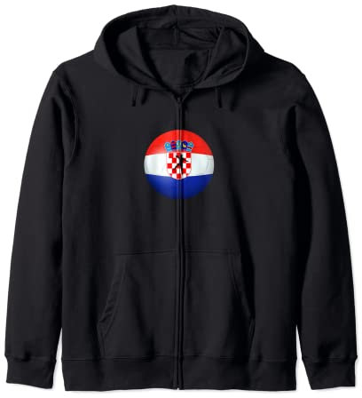 Kroatien Flagge Team Handball Mannschaft Meisterschaft Kapuzenjacke