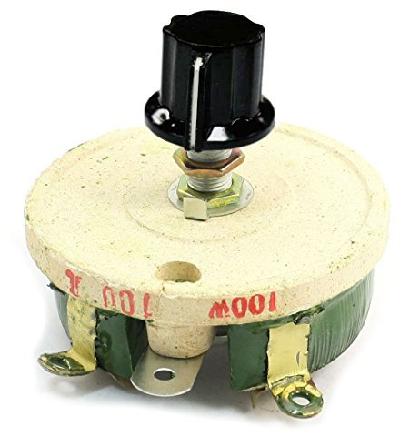 Oikabio 100 W 100 Ohm Keramik Drahtgewickelter Potentiometer-Widerstand Rheostat