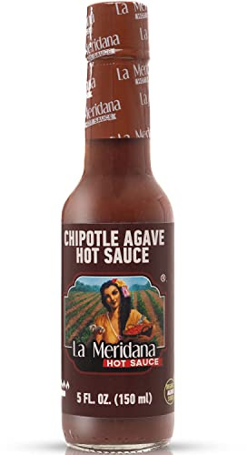 La Meridana Chipotle Agave Habanero Hot Sauce | Twist dolce e affumicato, autentico sapore dello Yucatan, tutto naturale, senza glutine e vegano, perfetto con tacos, hamburger, limonata e altro ancora
