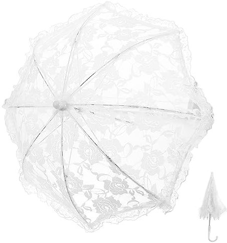 Gadpiparty Spitzensonnenschirm Aus Eisen Und Exquisit Und Elegant Für Hochzeiten Bühnenauftritte Geschenk Für Frauen Robust Langlebig Und Dekorativ