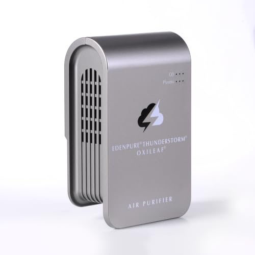 EdenPURE Thunderstorm III Air Purifier – Small Plug-In Ozone Generator & Ionizer – Eliminates Odors, Pet Smells, Smoke, Mold – Filter-Free Portable Cleaner for Home, Travel, Car, Office Use