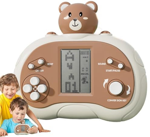 Yhsioaklo Handheld Game Console - Kids Vintage Game Console | Retro Portable Handheld Video Game Console, Kids Game Player Built-in Classic Games