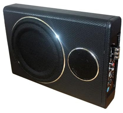Altavoces de Coche Subwoofer Activo Bluetooth para Coche de 8 Pulgadas, 12 V, 4 Ω, Ultrafino, con 200 W RMS Audio para Coche