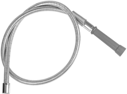 TNROTED 60 Inch Pre Rinse Spray Hose with Heat Resistant Handle Replacement B-0044 for T&S Brass, 1.42 GPM Commercial Sink Sprayer Hose for Restaurant Kitchen Sink Faucet