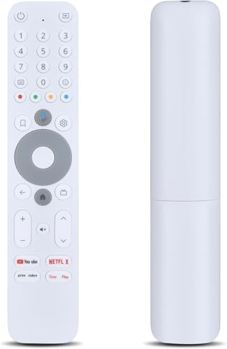 TCNOUMT Voice Replacement Remote Control Compatible with MECOOL G20 TV | Botech WZONE strong SRT 420 DVB-T2 H.265 MECOOL G20 Device Homatics BIG R-C-OHS-C009 Android TV Streaming Box