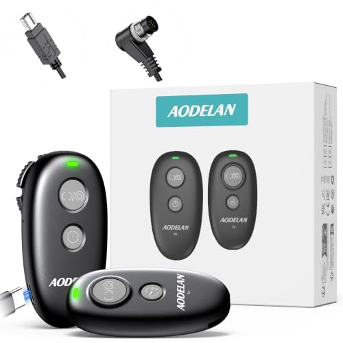 for Nikon Camera Rechargeable Remote Shutter Release - AODELAN Wireless & Wired Remote Control for Nikon Z8, Z9, Z7 II, Z5, D780, D6, Z6, Df, Z6 II, Z7, P950, Z fc, Z6 III; Replace MC-DC2 and MC-30