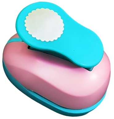 Perforator - robusta och manuella hobbyverktyg, håltagare pappersklippare för konst, idealisk scrapbooking kort, julklappar, födelsedag, skola eller