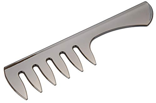 Naroote Pettine per Capelli a Olio, Pettine a Denti Rotondi Portatile, Tascabile Antistatico con Design Compatto, Ideale per lo Styling della Barba e la Cura dei Capelli, 6,2x1,7 Pollici (BLACK)