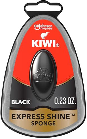 Kiwi Schuhcreme, Schwamm, Schwarz, 0,2 oz